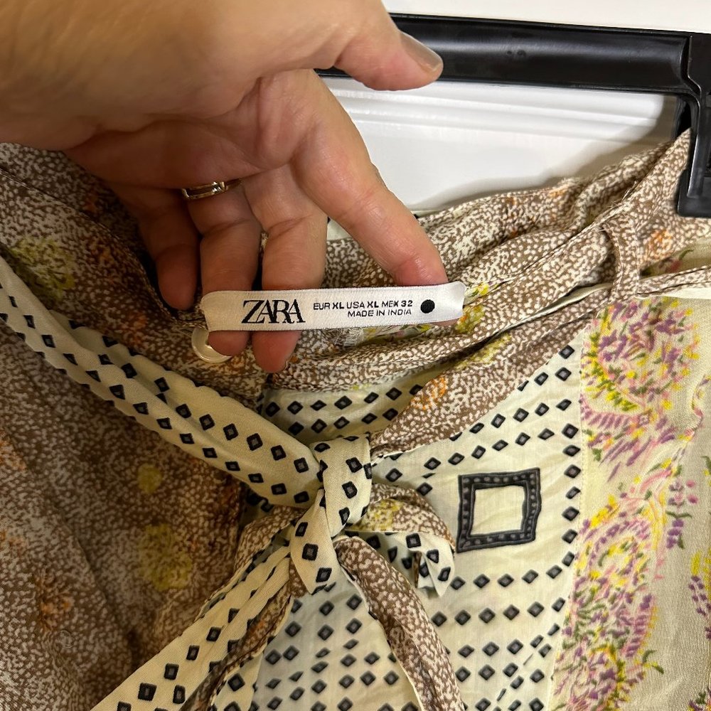 Zara Patchwork pants